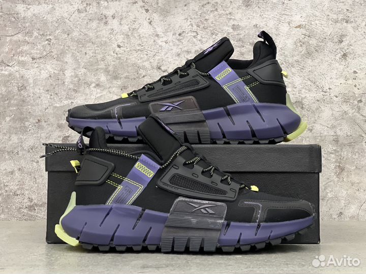 Кроссовки Reebok Zig Kinetica 2 Edge Black Purple