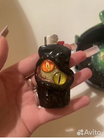 Пепельница из глины