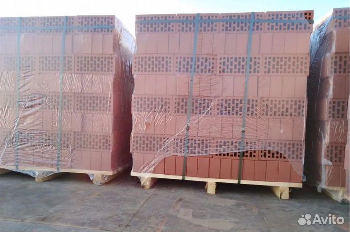 Кирпич облицовочный красный