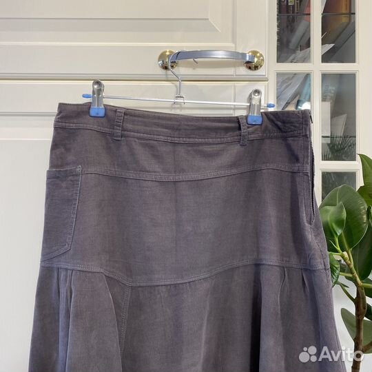 Вельветовая юбка 46