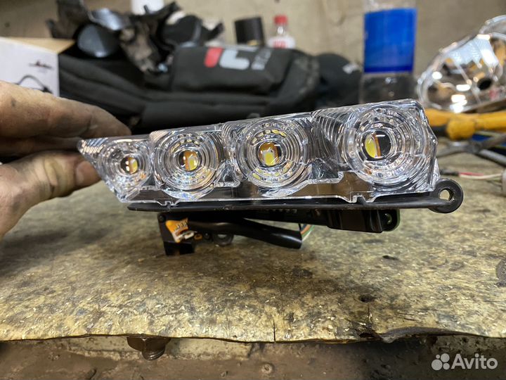 Ходовые огни тойота королла е170-180