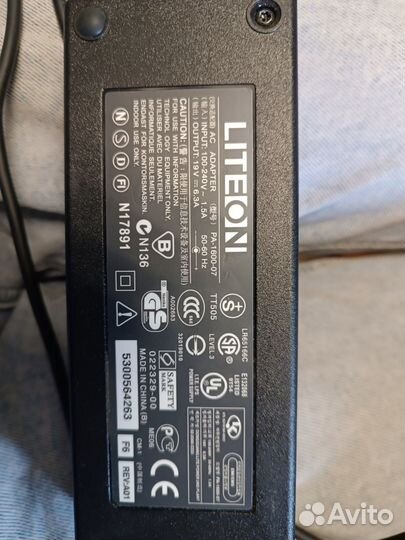 Блок питания для ноутбука lenovo, acer