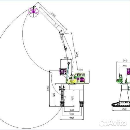 Грейферный погрузчик (перегружатель) Sany SMHC160, 2023