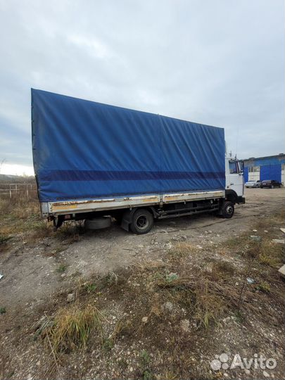 Тентованный грузовик 40 м³ МАЗ 4370, 2007