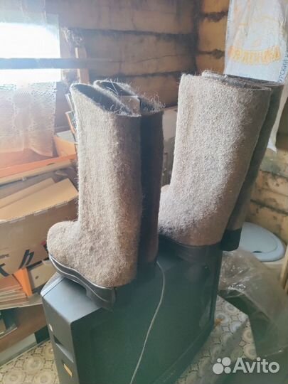 Валенки на резиновой подошве