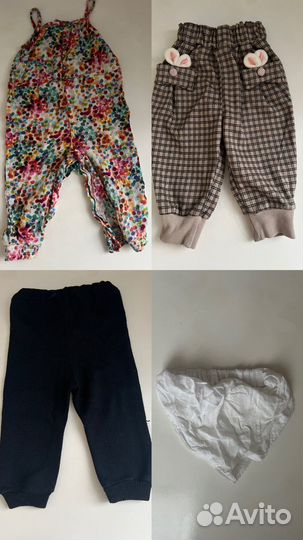 Пакет вещей для девочки 80 86