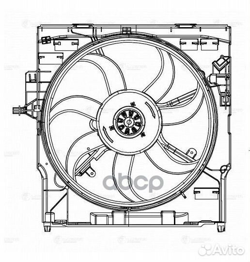 Вентилятор радиатора охлаждения BMW