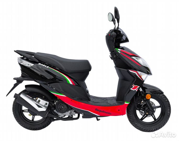 Скутер Regulmoto eagle 50 (LJ80QT-3L) колёса R12