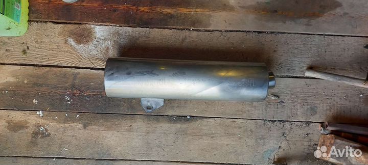 Глушитель тихий на kawasaki ZX9R