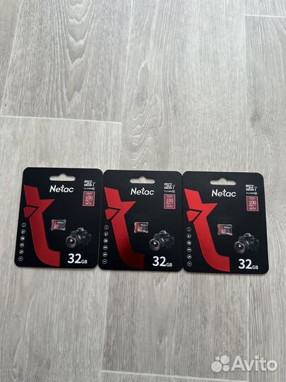 Флешка карта micro sd 32 gb Netac