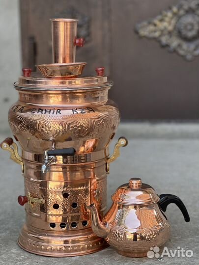 Турецкий медный самовар