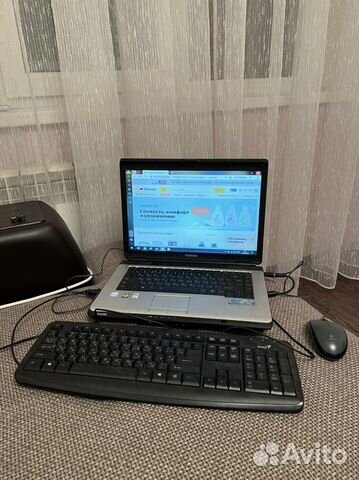 Рабочий ноутбук Toshiba Satellite L300