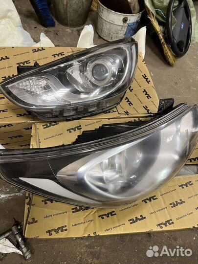 Фары на hyundai solaris 1