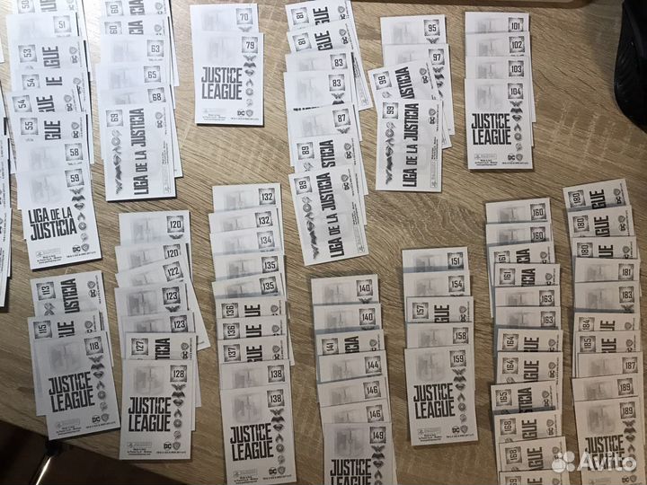 Наклейки Лига Справедливости Panini