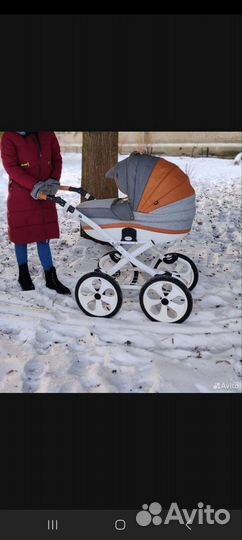 Прогулочная коляска 2 в 1 бу
