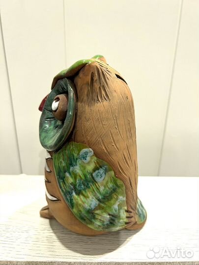 Сова - копилка керамика ручная работа