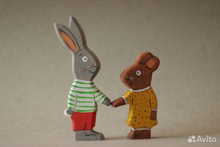 Чик и Брики деревянные игрушки