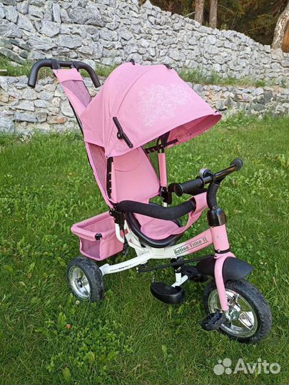 Трехколесный велосипед с родительской ручкой