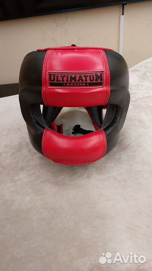 Боксерский шлем с бампером Ultimatum boxing