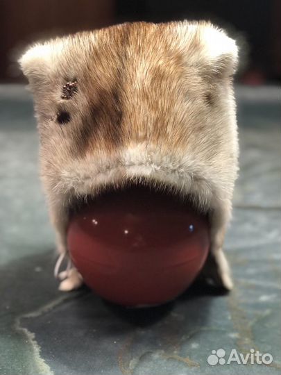 Детская норковая шапочка