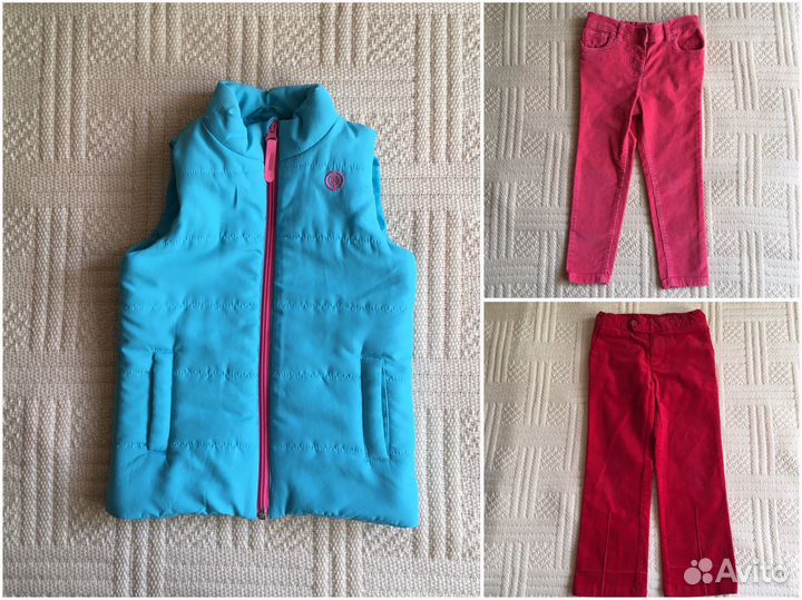 Фирменные вещи пакетом на девочку 98 104