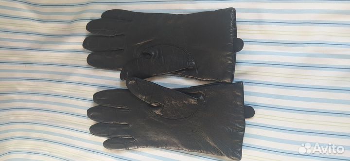 Перчатки женские кожаные размер 7