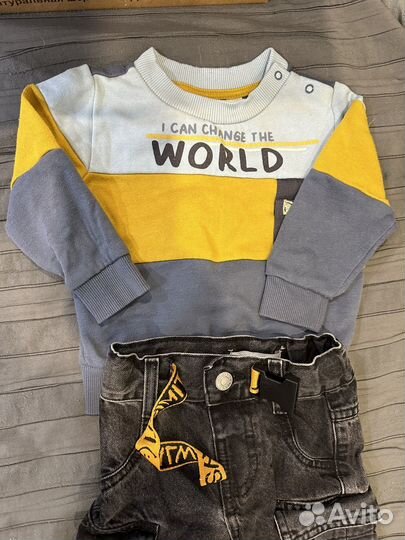 Джинсы и джемпер Gloria Jeans 80