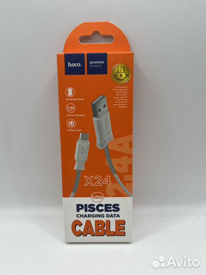 Новый кабель Micro USB Hoco X24 1m