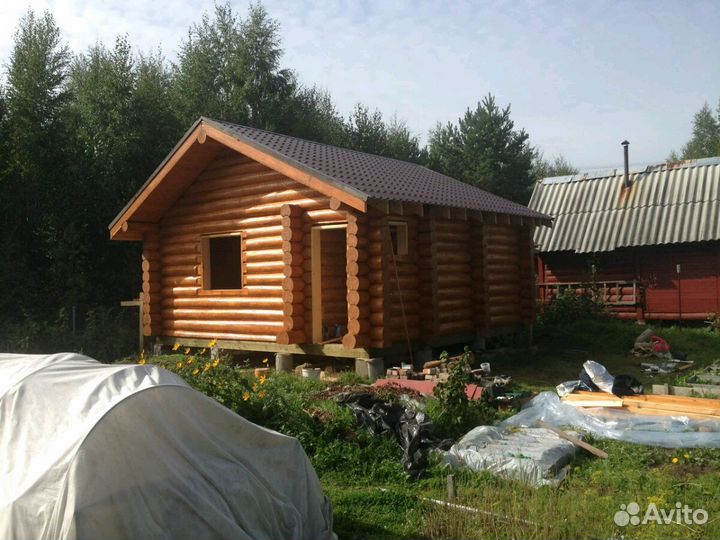 Рубка срубов. Своя площадка в Санкт-Петербурге
