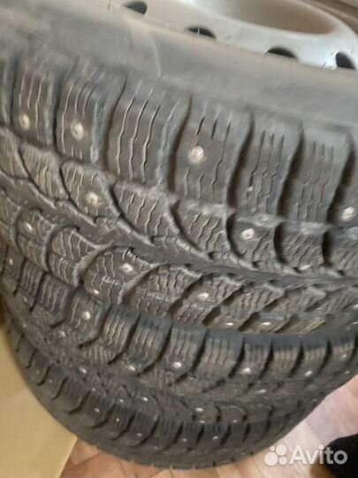 Зимние колеса шипы 175/65 r14 c дисками штамповка