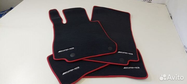 Коврики Mercedes GLC X253 C292 ворсовые велюровые