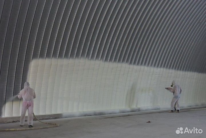 Утеплитель пенополиуретан для складов ангаров