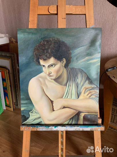 Картина маслом в античном стиле