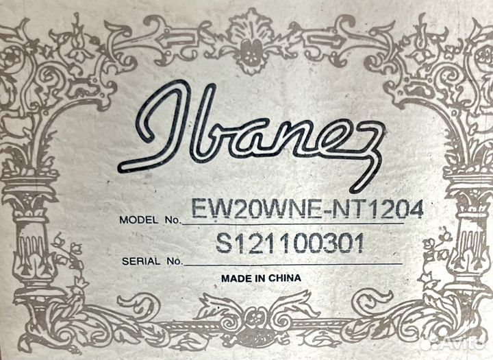 Электроакустика Ibanez, волшебный звук