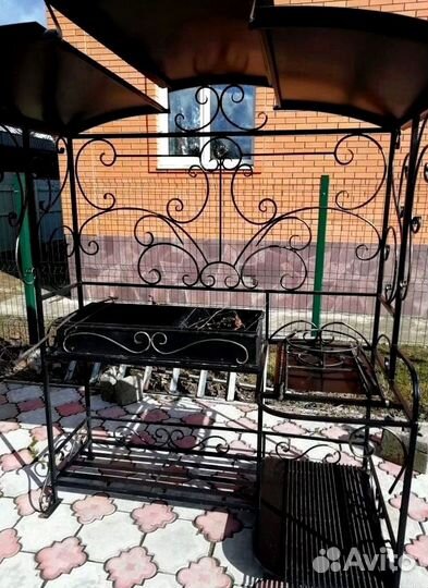 Мангал с печью