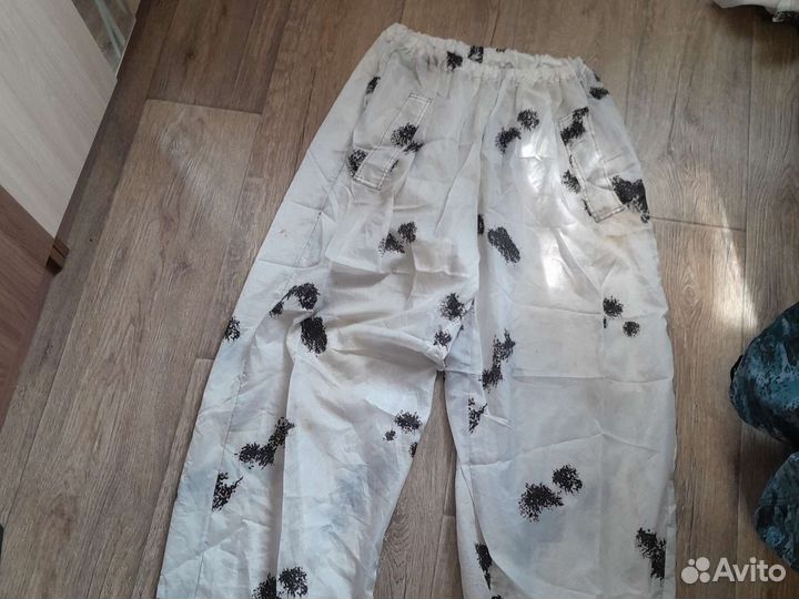 Маскировочный халат, зима