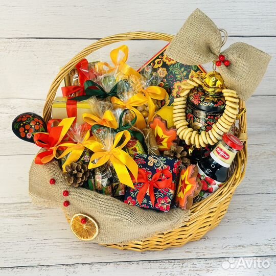 Подарочная продуктовая корзина