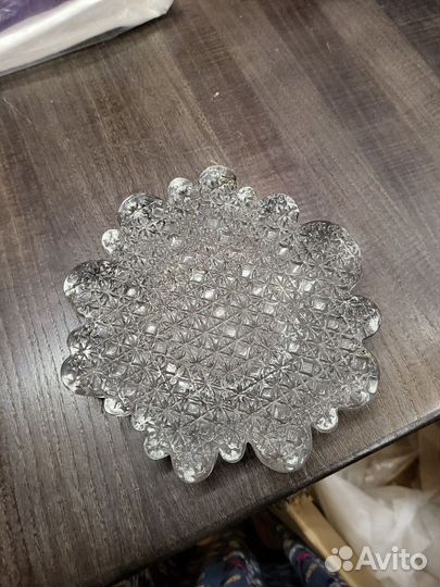 Хрустальная пепельница