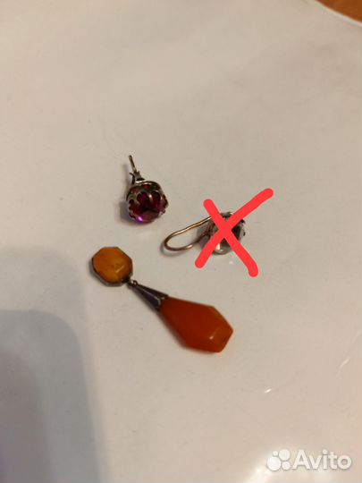 Серьги потеряшки серебро