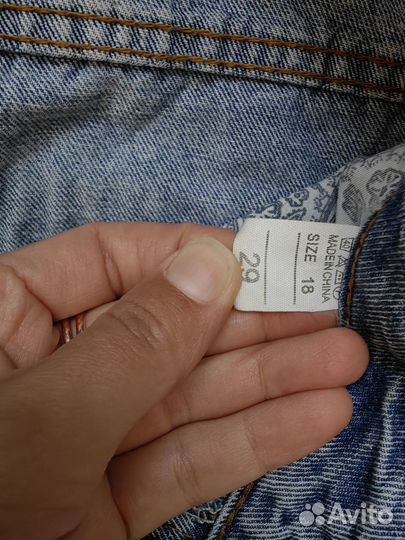 Джинсы женские american apparel 42-44 с разрезами