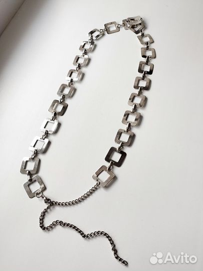 Ремень женский металлический Пояс цепочка