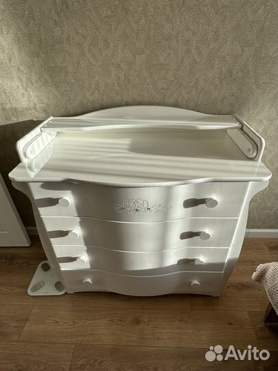 Комплект Кроватка + комод Можга (Красная Звезда)