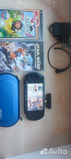 Sony psp e1008 street прошитая с 2 дисками