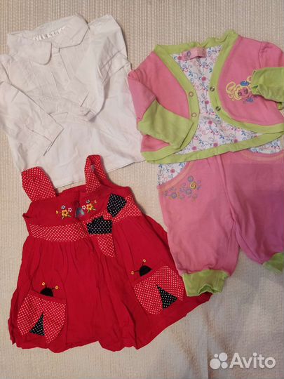 Вещи для девочки до 1 года