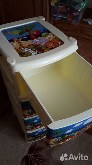 Комод пластиковый детский