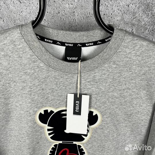 Свитшот Evisu новый с биркой оригинал