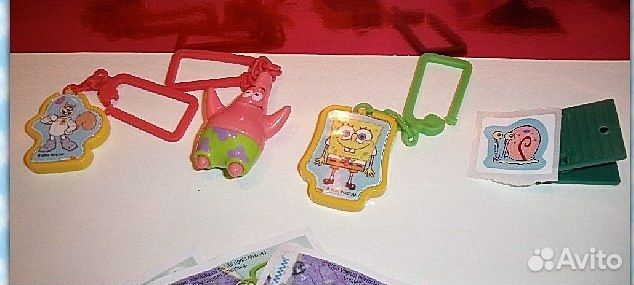 Губка Спанч Боб, Тайная жизнь,Фиксики киндер серии