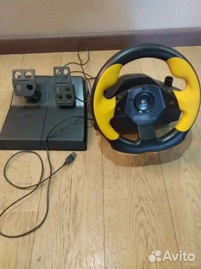 Logitech Wingman Formula GP руль и педали