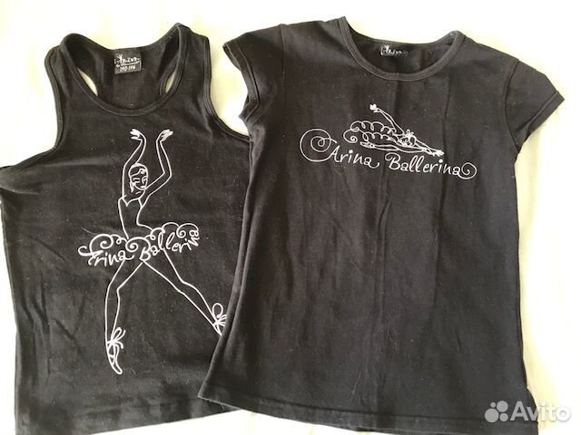 Комплект Футболка + Майка Арина Балерина р-р140-14