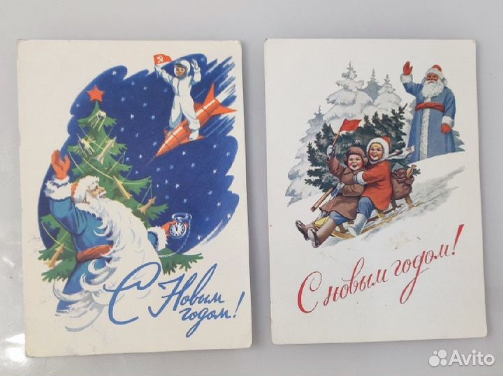 Открытки советские СССР почтовые карточки